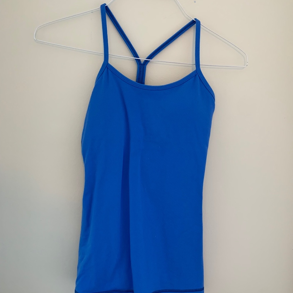 Lululemon blue workout top